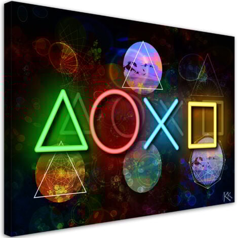 Tableau sur toile, Console de jeux - 120x80
