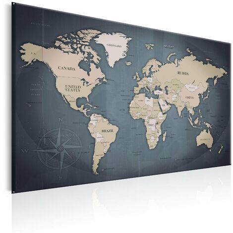 Carte du monde murale 144x3x81cm