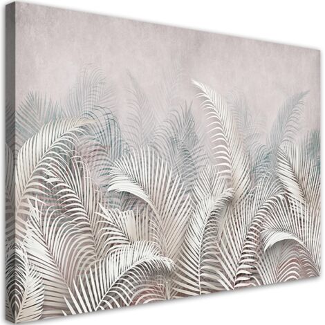 Tableau sur toile Feuilles de palmier 3D 60x40