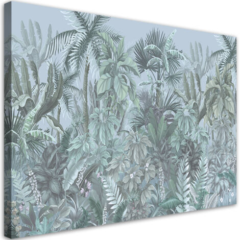Tableau sur toile Feuilles et arbres tropicaux 60x40