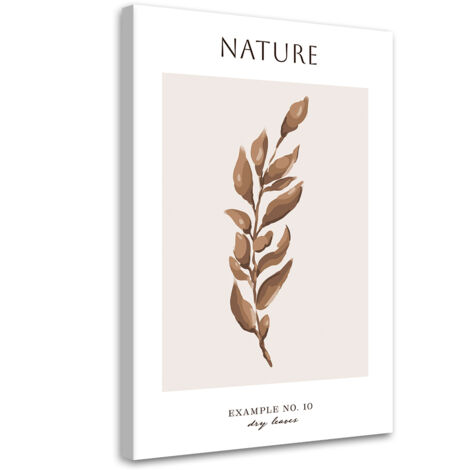 Tableau sur toile Feuilles sèches - Nature 40x60