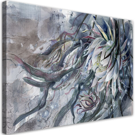 Tableau sur toile Fleur de la reine de la nuit 100x70
