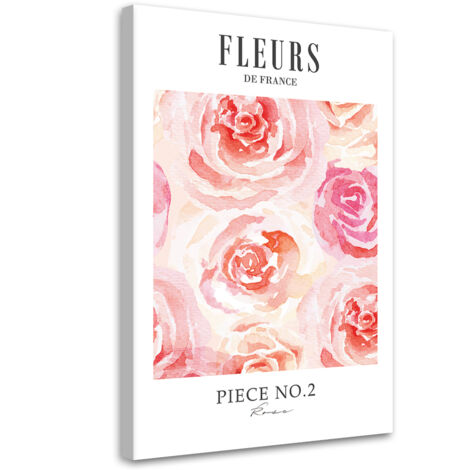 Tableau sur toile Fleurs en France 70x100