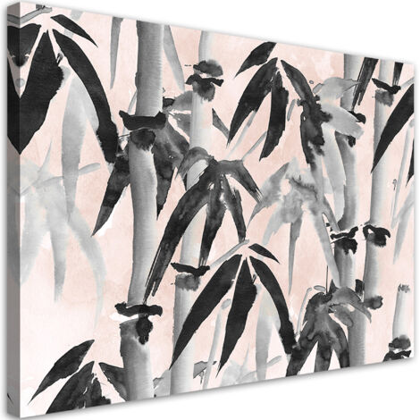 Tableau sur toile Foret de bambou 60x40