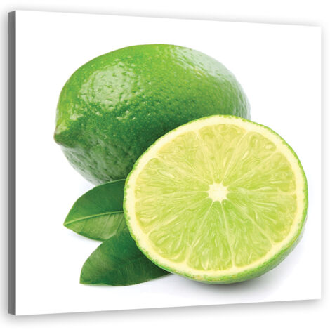 Tableau sur toile Fruit de citron vert 60x60