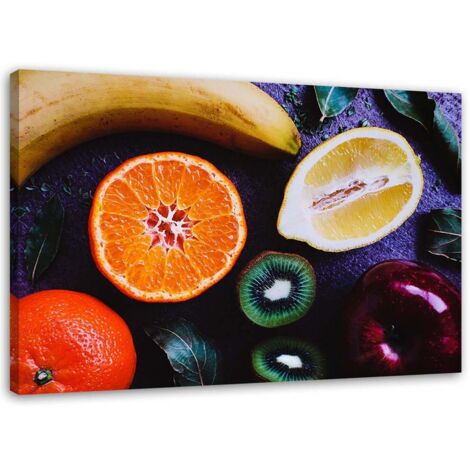 Tableau sur toile Fruits colorés Fruits 100x70