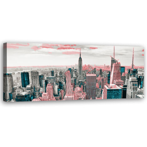 Tableau sur toile Gratte-ciel de New York 90x30
