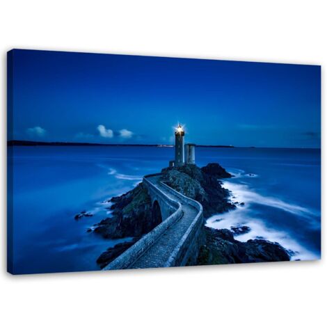 Tableau sur toile Le chemin du phare 60x40