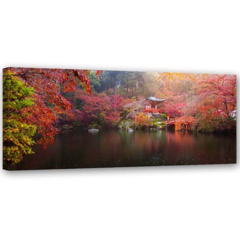 Tableau sur toile Paysage japonais Nature 90x30