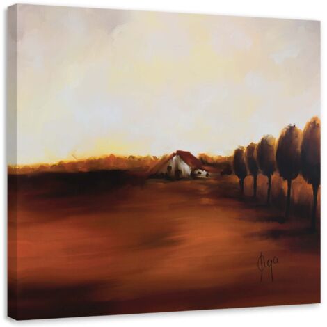 Tableau sur toile Paysage Toscane 60x60