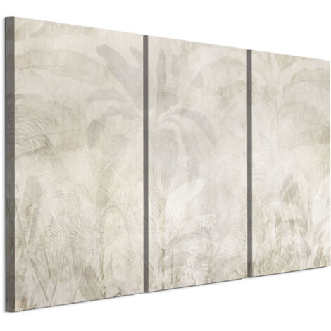 Tableau sur toile, Peinture sur 3 toiles – 120 x 80 cm, Motif industriel