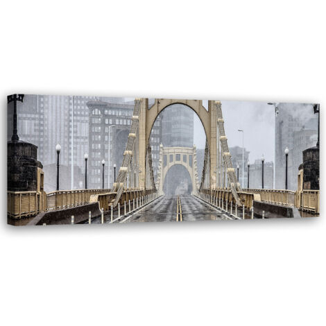 Tableau sur toile Pont de Brooklyn NY 90x30