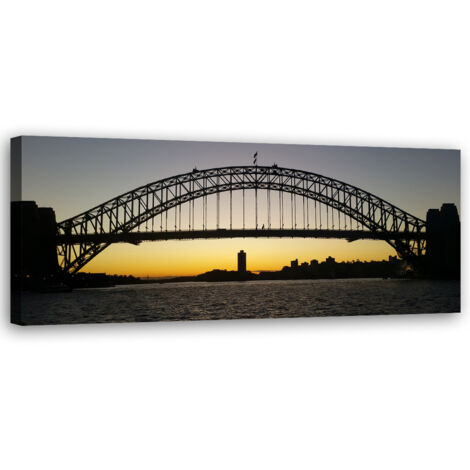 Tableau sur toile Pont du port de Sydney 90x30