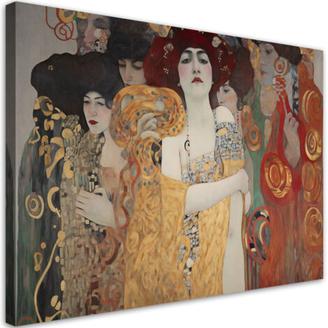 Tableau sur toile Portrait de femme - G. Klimt 100x70