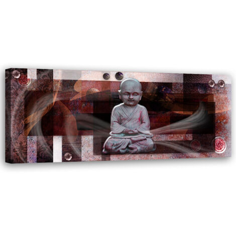 Tableau sur toile Statue de Bouddha Feng Shui 90x30