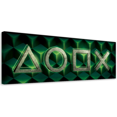 Tableau sur toile Symboles de jeu 90x30