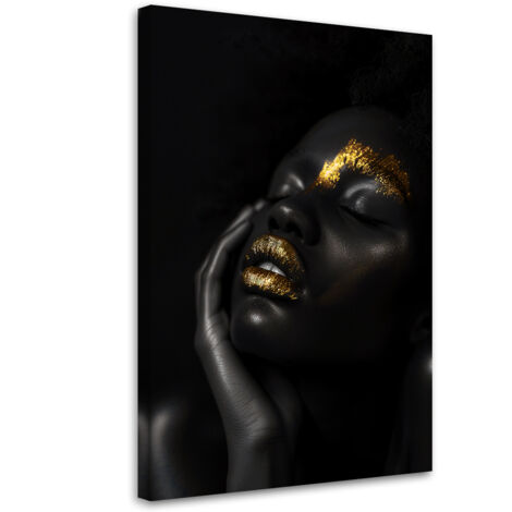 Tableau sur toile Tableau sur toile Femme africaine nue 60x90