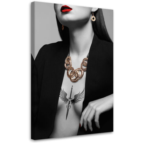 Tableau sur toile Tableau sur toile Femme glamour 40x60