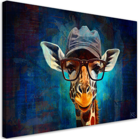 Tableau sur toile Tableau sur toile Girafe Pop Art 60x40