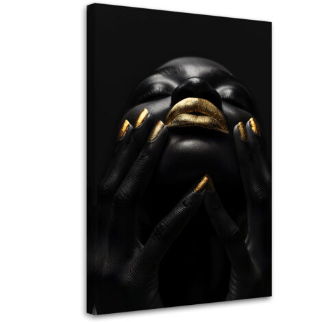 Tableau sur toile Tableau sur toile Portrait africain d'une femme 60x90