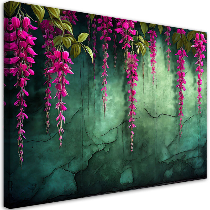 Tableau sur toile Tableau sur toile Suspension de fleurs 100x70
