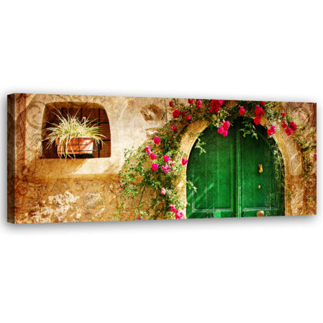 Tableau sur toile Vieilles portes Architecture 90x30
