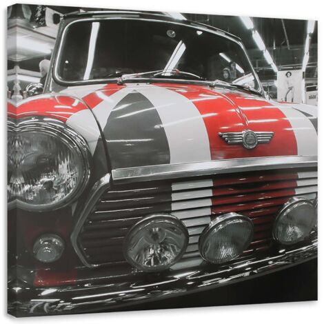 Tableau sur toile Voiture Mini Cooper 30x30