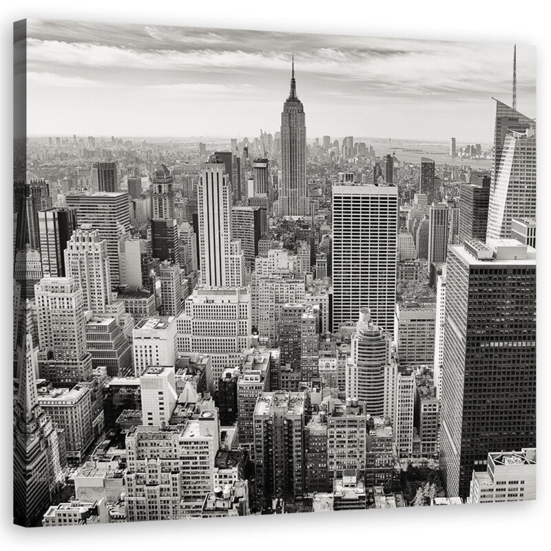 Tableau sur toile, Vue de Manhattan - 30x30