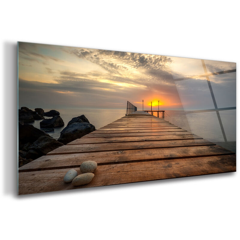 Tulup - Tableau sur verre – 100 x 50 cm