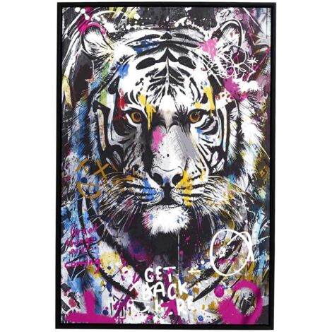 Tableau Tigre Colore 60x90cm