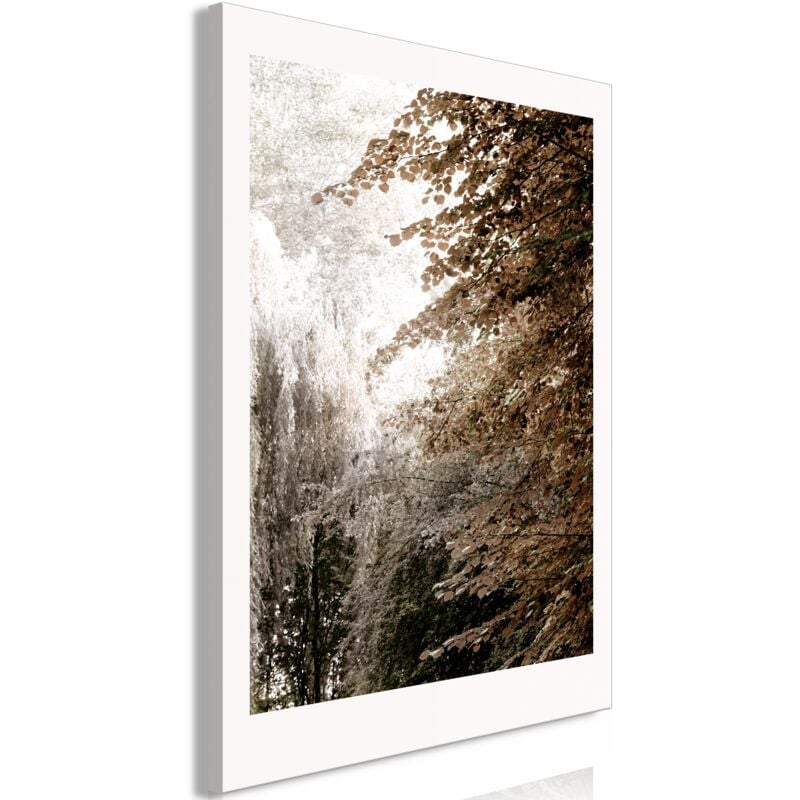 Tableau toile de décoration murale impression premium en 1 partie sur châssis en bois motif Parc Sépia 20x30cm 110015800