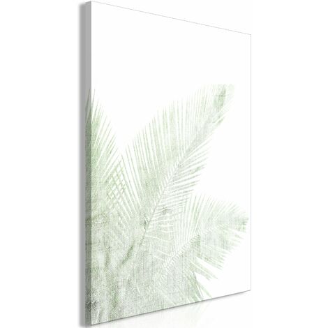 Tableau toile de décoration murale impression premium en 1 partie sur châssis en bois motif Velours vert 40x60 cm 110015877