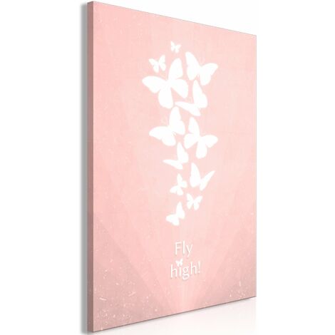 Tableau toile de décoration murale impression premium en 1 partie sur châssis en bois motif Voler haut 20x30 cm 110015368
