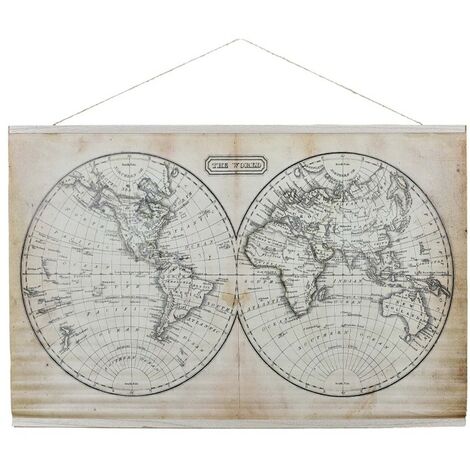 Tableau toile Mappemonde