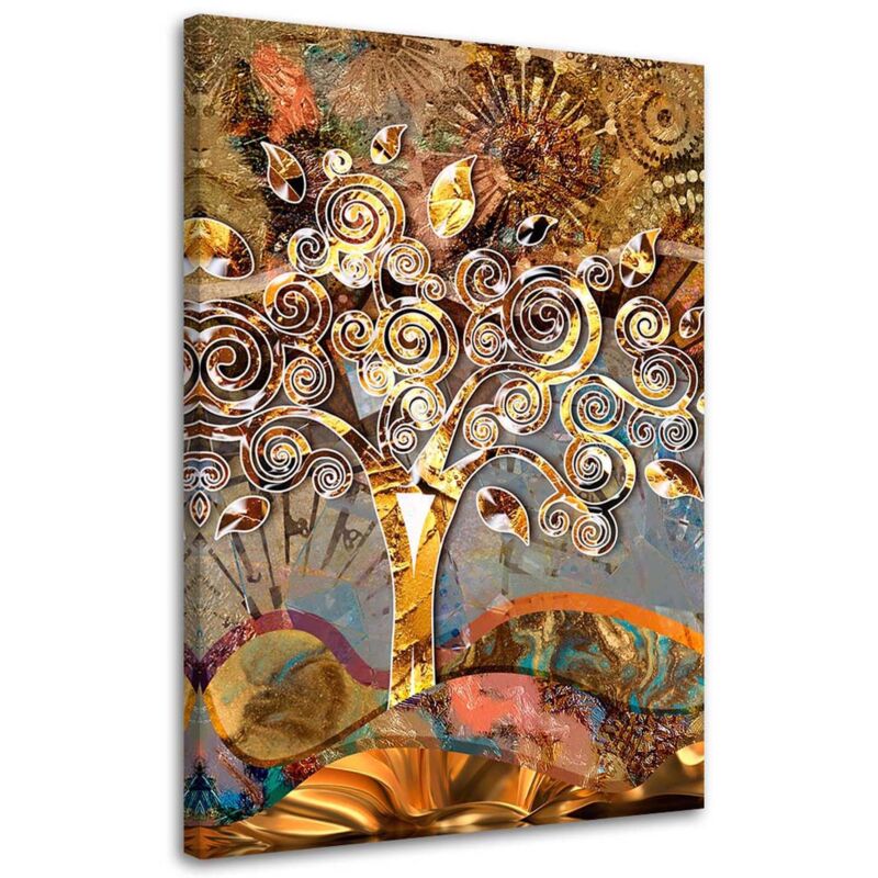Feeby - Image sur toile, Arbre d'Amour - Reproduction g. Klimt - 60x90