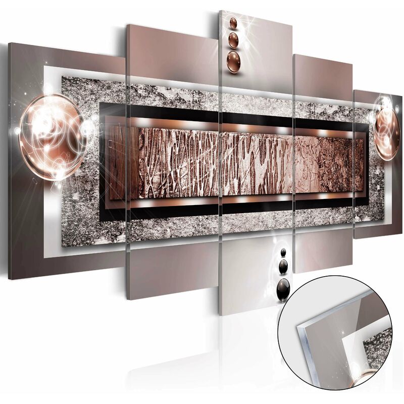 Tableaux en verre acrylique décoration murale en 5 panneaux motif Rêve d'automne 100x50 cm TVA110052