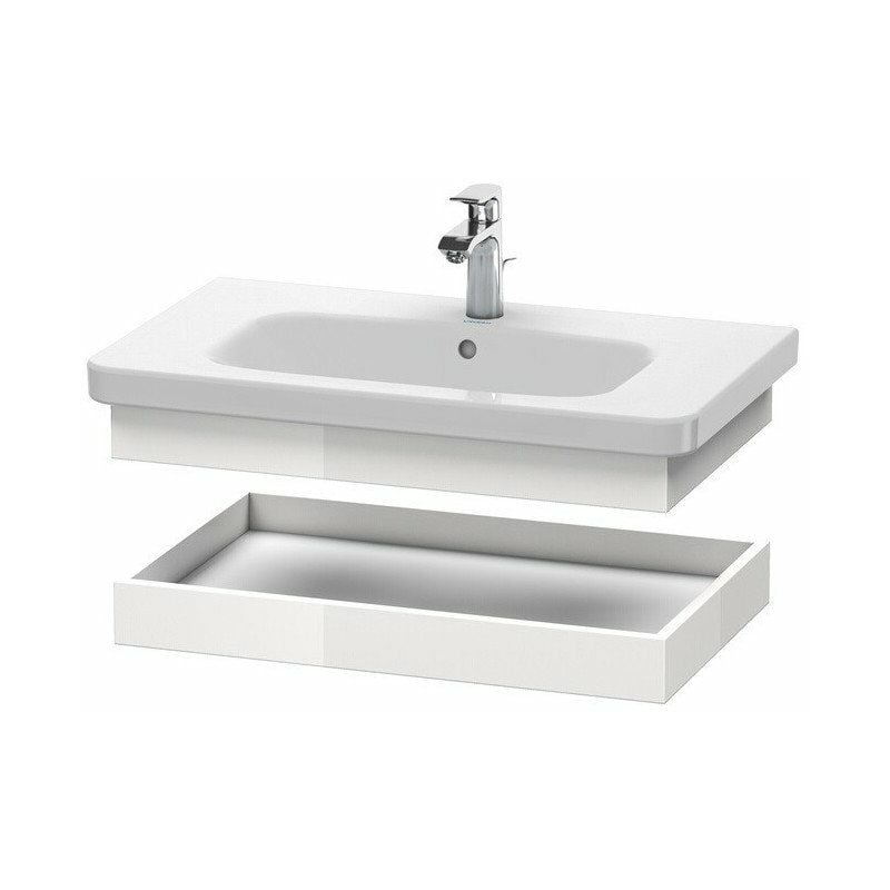 

Tablero de almacenamiento DURASTYLE 448x730x84mm gris cemento mate / blanco ma