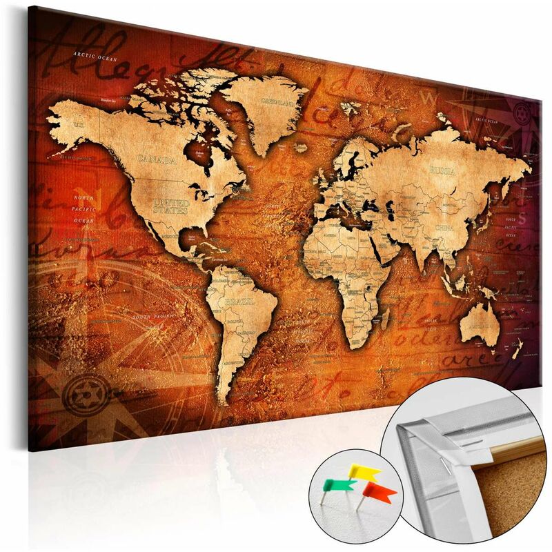 

Tablero de corcho - Amber World [Cork Map] Medidas 120X80