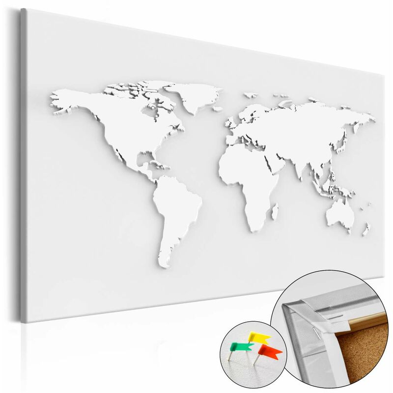 

Tablero de corcho - Monochromatic World [Cork Map] Medidas 60X40