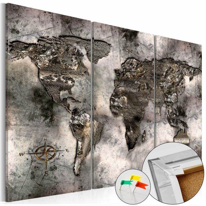 

Tablero de corcho - Opalescent Map [Cork Map] Medidas 60X40