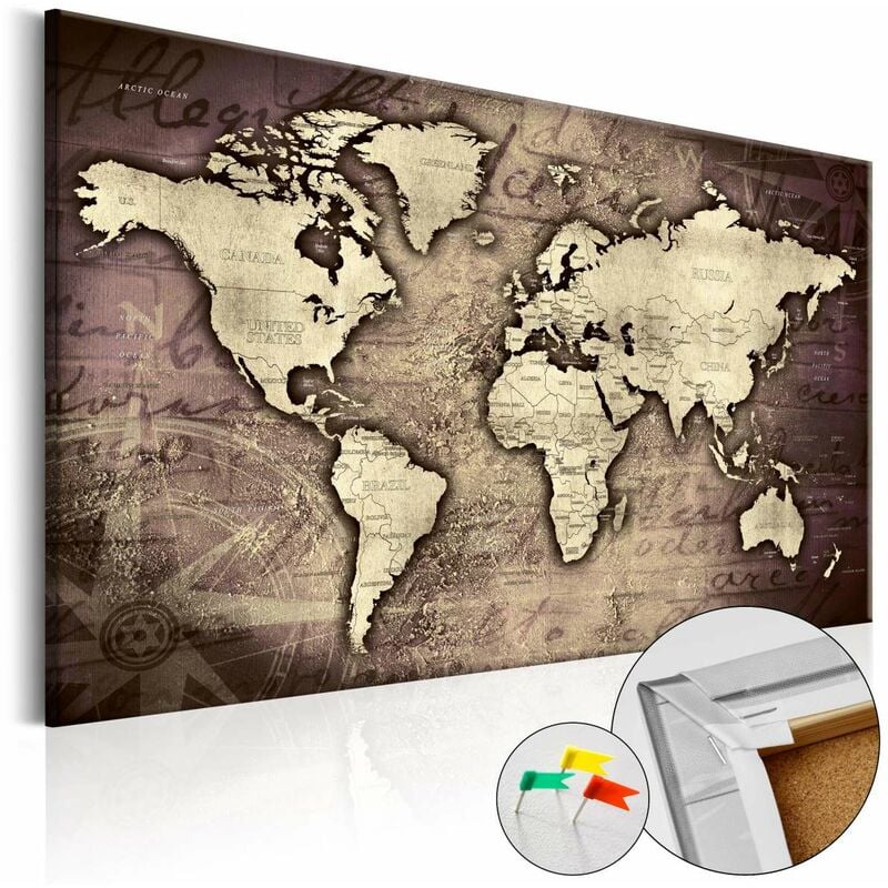 

Tablero de corcho - Precious World [Cork Map] Medidas 60X40