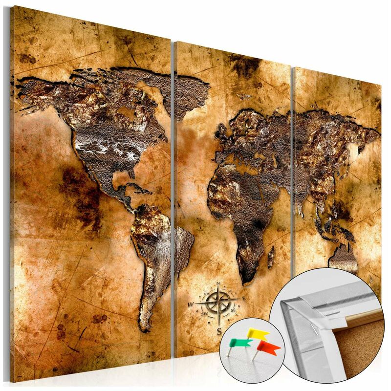 

Tablero de corcho - Shade of Gold [Cork Map] Medidas 120X80