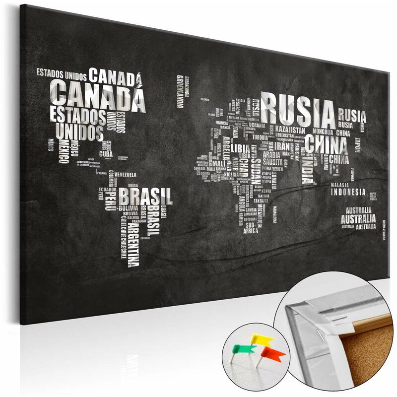

Tablero de corcho - Spanish Geography [Cork Map - Spanish Text] Medidas 90X60