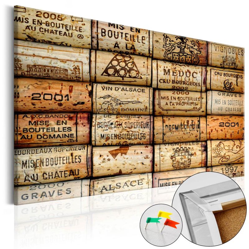 

Tablero de corcho Vineyard of Memorie cm 60x40 - Artgeist