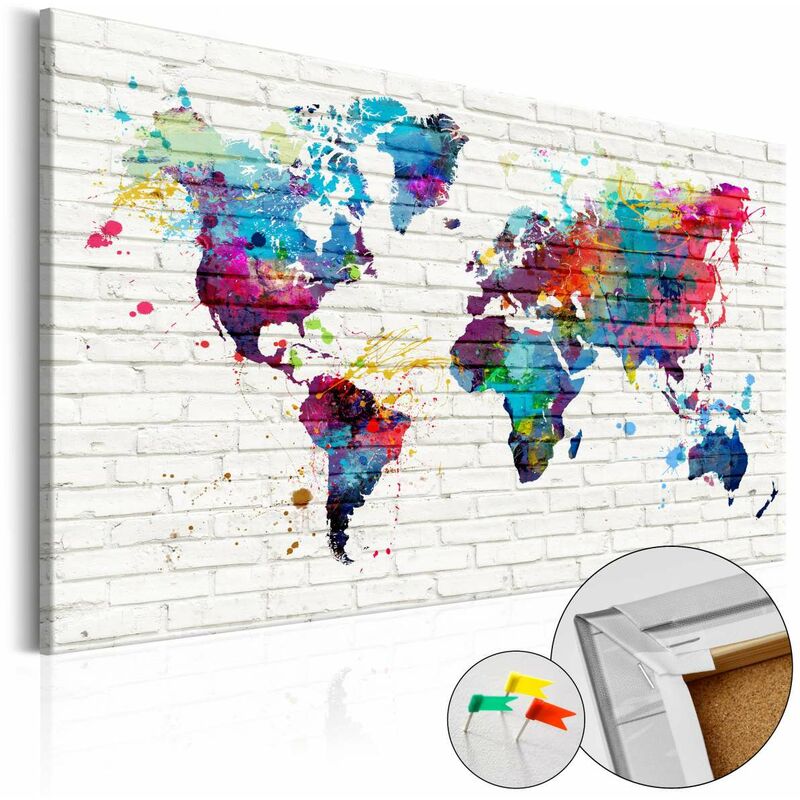 

Tablero de corcho - Walls of the World [Cork Map] Medidas 120X80