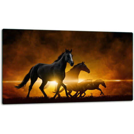 Tablero de corte de placa de vidrio 52x30 caballos