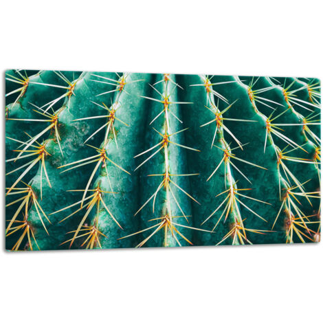 Tablero de corte de placa de vidrio 52x30 cactus