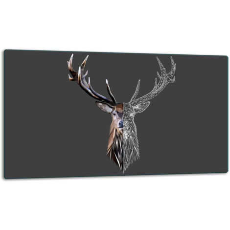 Tablero de corte de placa de vidrio 52x30 ciervos