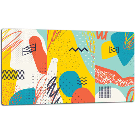 Tablero de corte de placa de vidrio 52x30 colorido