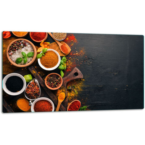 Tablero de corte de placa de vidrio 52x30 especias